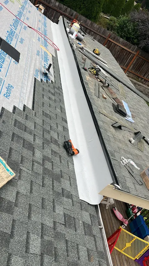 Roofing project completed - Washington Roofing and Construction